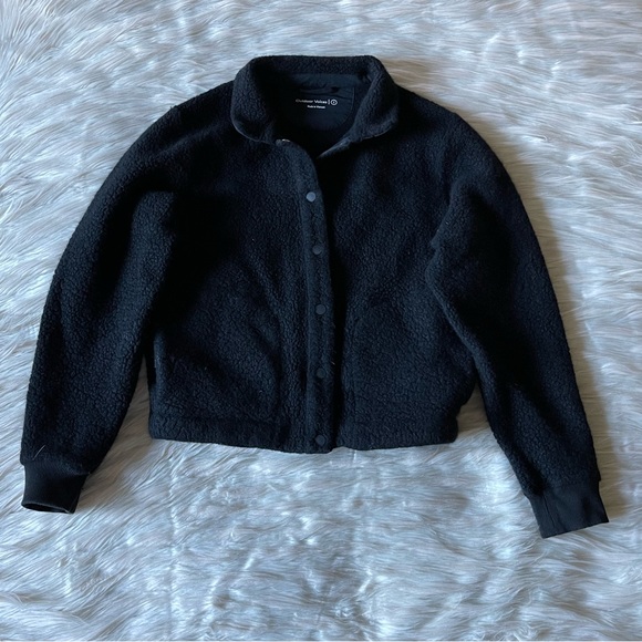 Outdoor Voices Jackets & Blazers - Outdoor Voices MegaFleece Bomber Jacket - Black